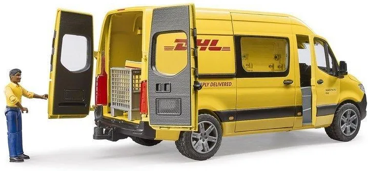 Игрушка Bruder Mercedes-Benz Sprinter DHL с фигуркой курьера (02671)