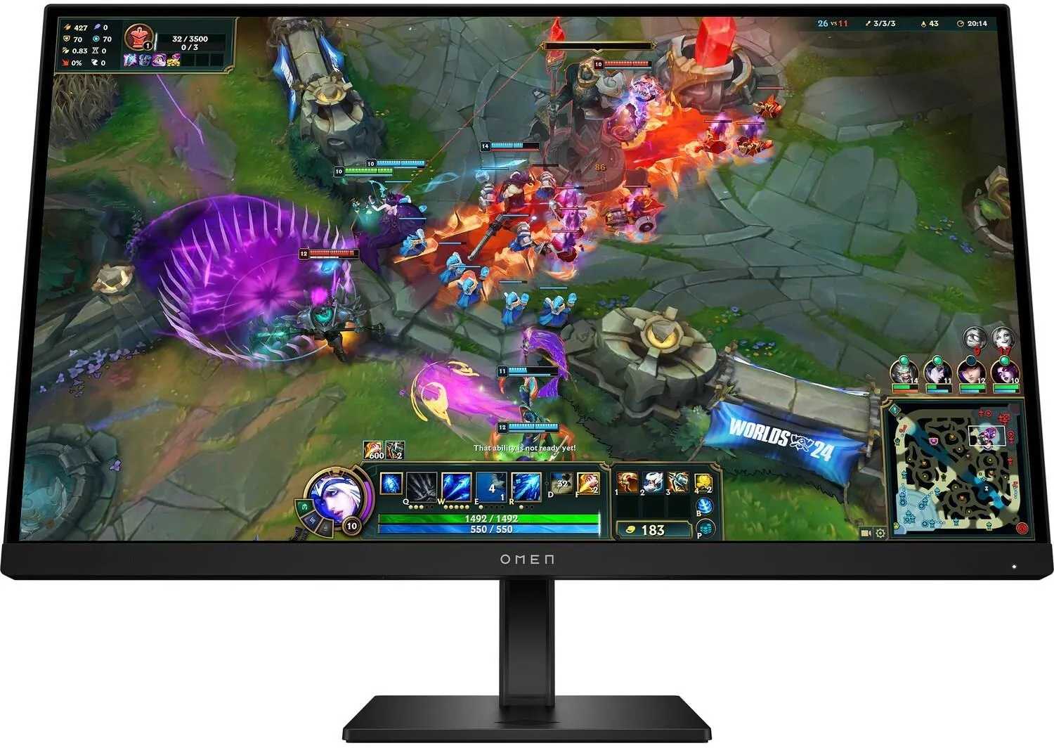 Игровой монитор HP OMEN 27qs G2 27", IPS, QHD (2560×1440), 240 Гц
