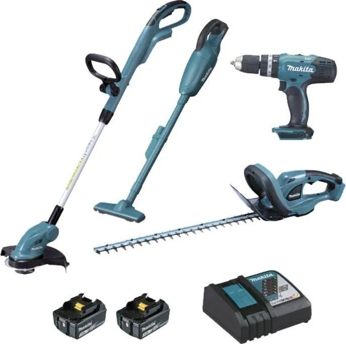 Набор инструментов Makita DUH523DLX4093 с АКБ 2 5,0 Ah и ЗУ