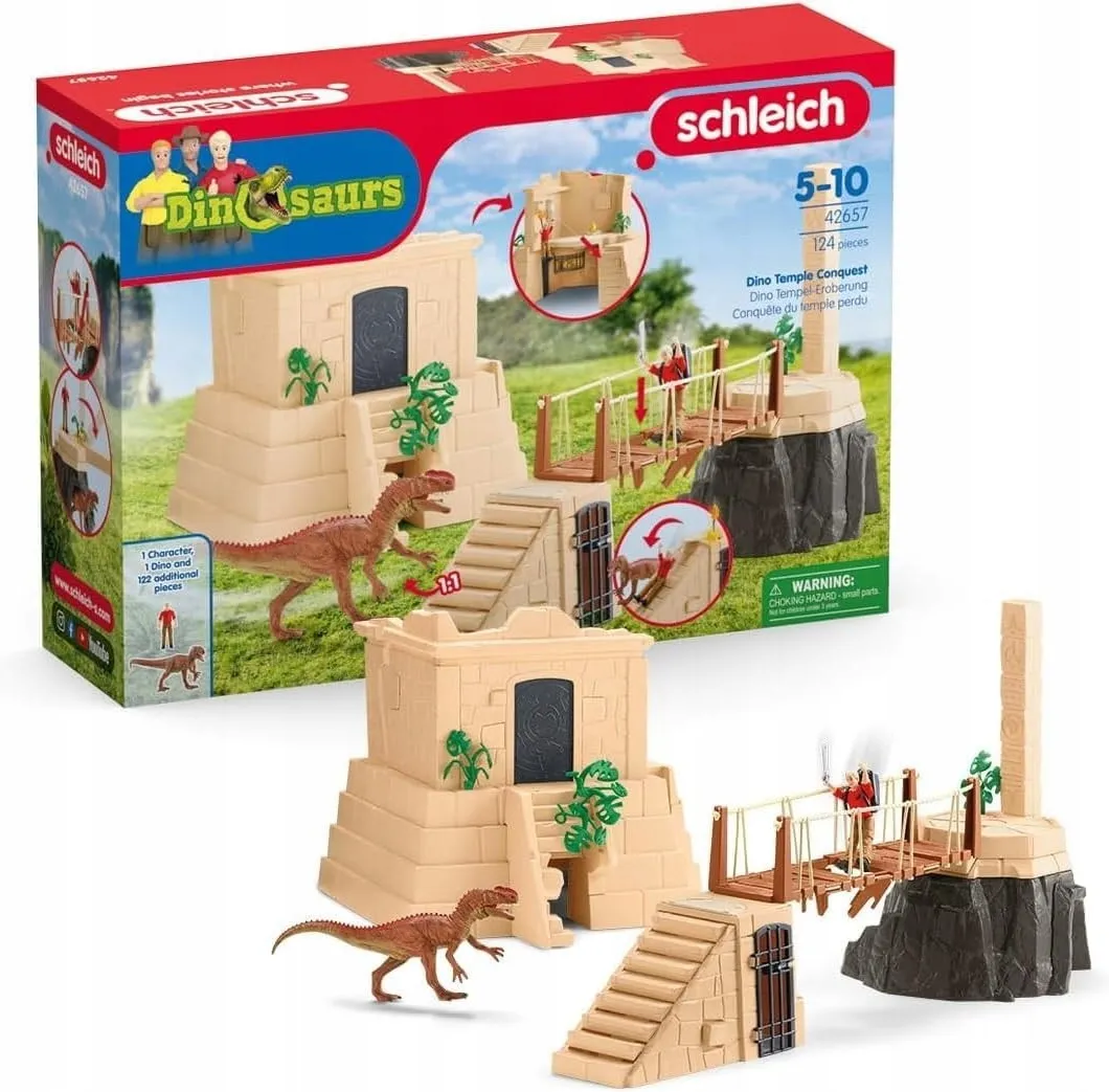Игровой набор Schleich Динозавры Экспедиция к храму динозавров (42657)