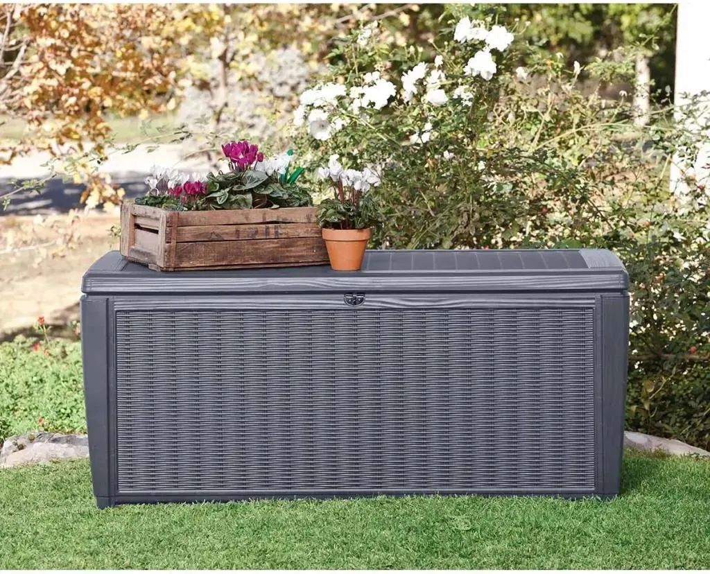 Садовый ящик Zakito Home Keter Sumatra, антрацитовый, 145x73x64 см (ZH407752)