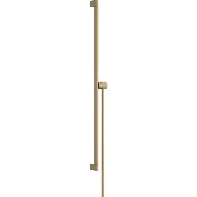 Hansgrohe Unica Shower Rail S Puro 90 см + Easyslide Slider + Isiflex Shower Hose 160 см Brushed Bronze 24405140