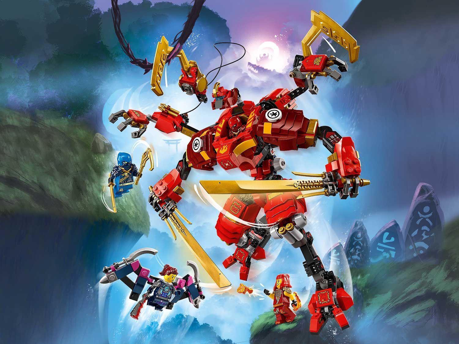 LEGO Ninjago 71812 Альпинистский робот ниндзя Кая