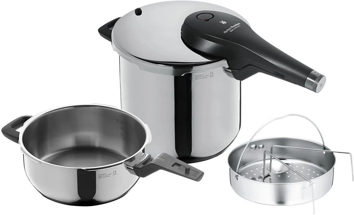 Набор скороварок WMF Perfect Premium 3 предмета: 6,5 л + 3 л, 22 см (795466040)