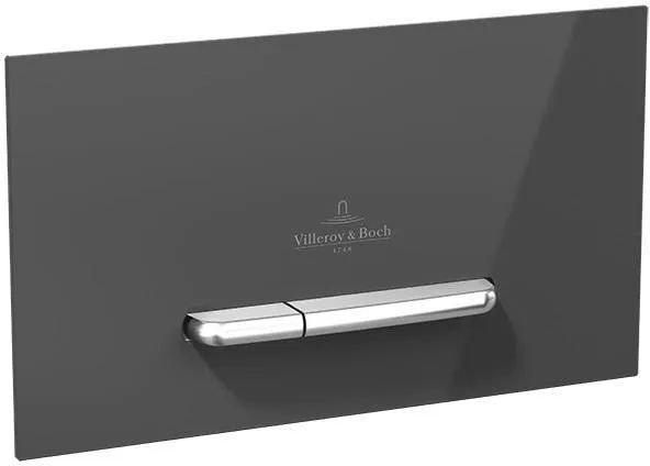 Клавишасмыва Villeroy & Boch ViConnect серое глянцевое стекло 922160RA