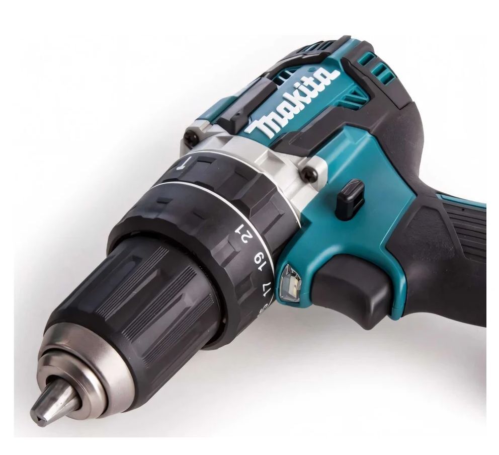 Ударная дрель Makita DHP484RFJ 18V с АКБ 2x3,0 Ah и ЗУ