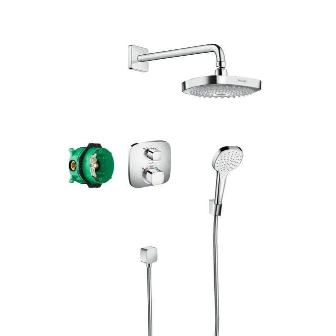 Верхний душ hansgrohe Croma Select E / Ecostat E 27294000, хром