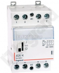 Модульный контактор тихий Legrand 40 A 230 В 4NO 412562