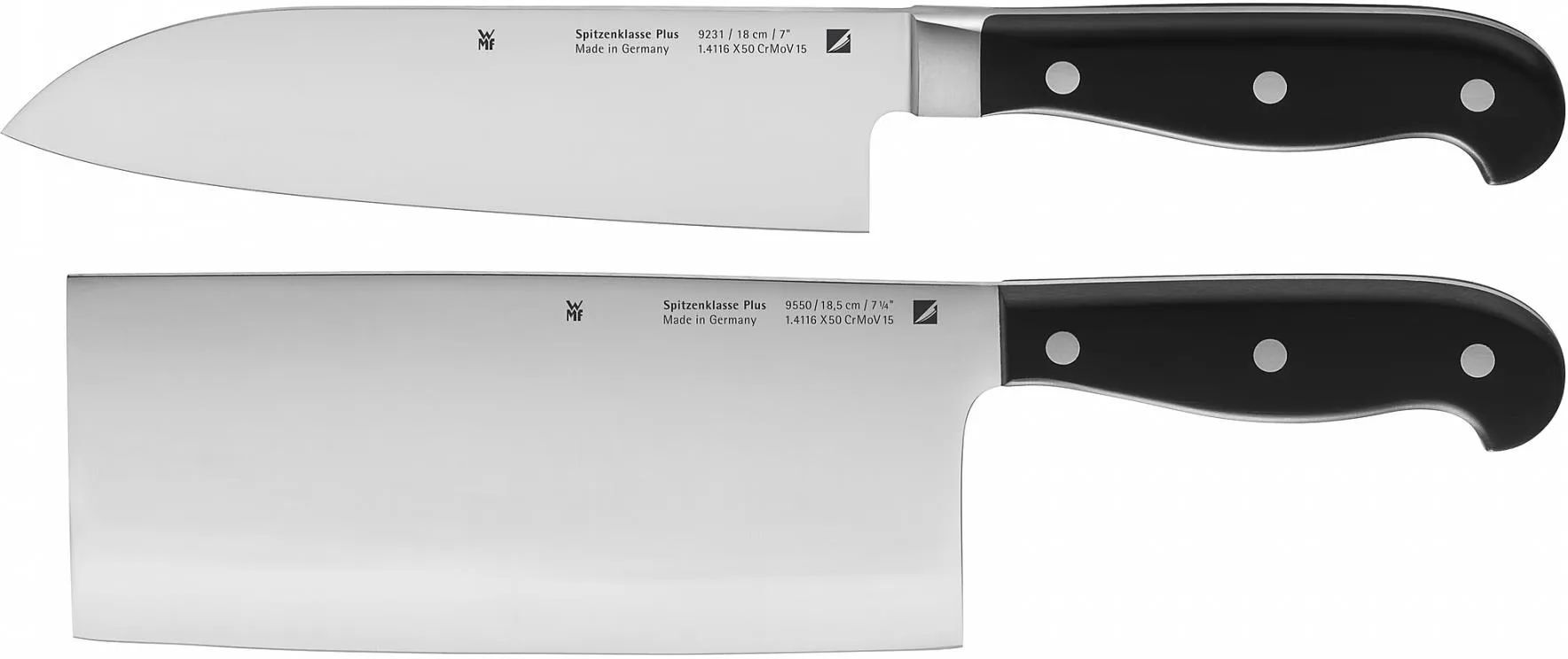 Набор Wmf из 2 ножей Spitzenklasse Plus + Santoku (1896029992)