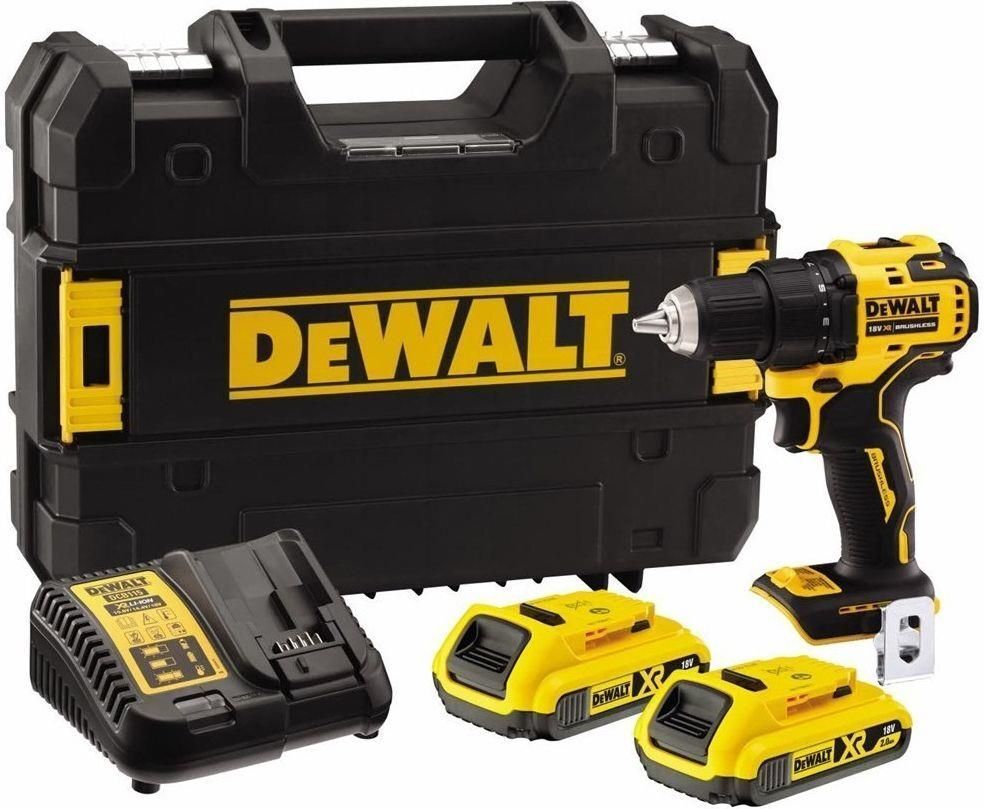 Аккумуляторная ударная дрель-шуруповерт DeWalt DCD709D2T-QW