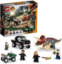 Конструктор LEGO Jurassic World 76950 Трицератопс: нападение на пикап