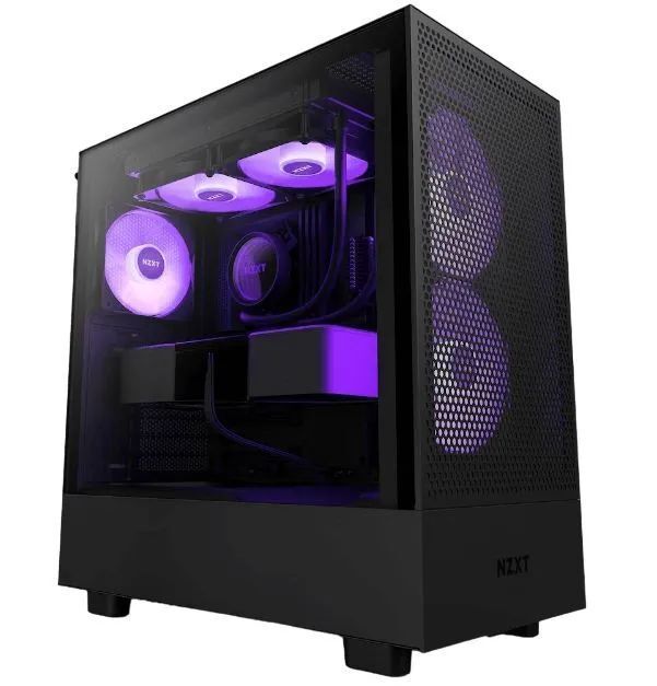 Компьютерный корпус NZXT H5 Flow, черный
