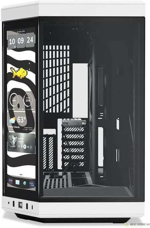 Компьютерный корпус HYTE Y70 Touch Infinite Midi Tower White/Black (CS-HYTE-Y70TTI-WB)