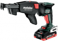 Аккумуляторный шуруповерт для гипсокартона Metabo TBS 18 LTX BL 18 В, metaBOX, 2×4,0 А·ч LiHD АКБ, SPEED FIX 57