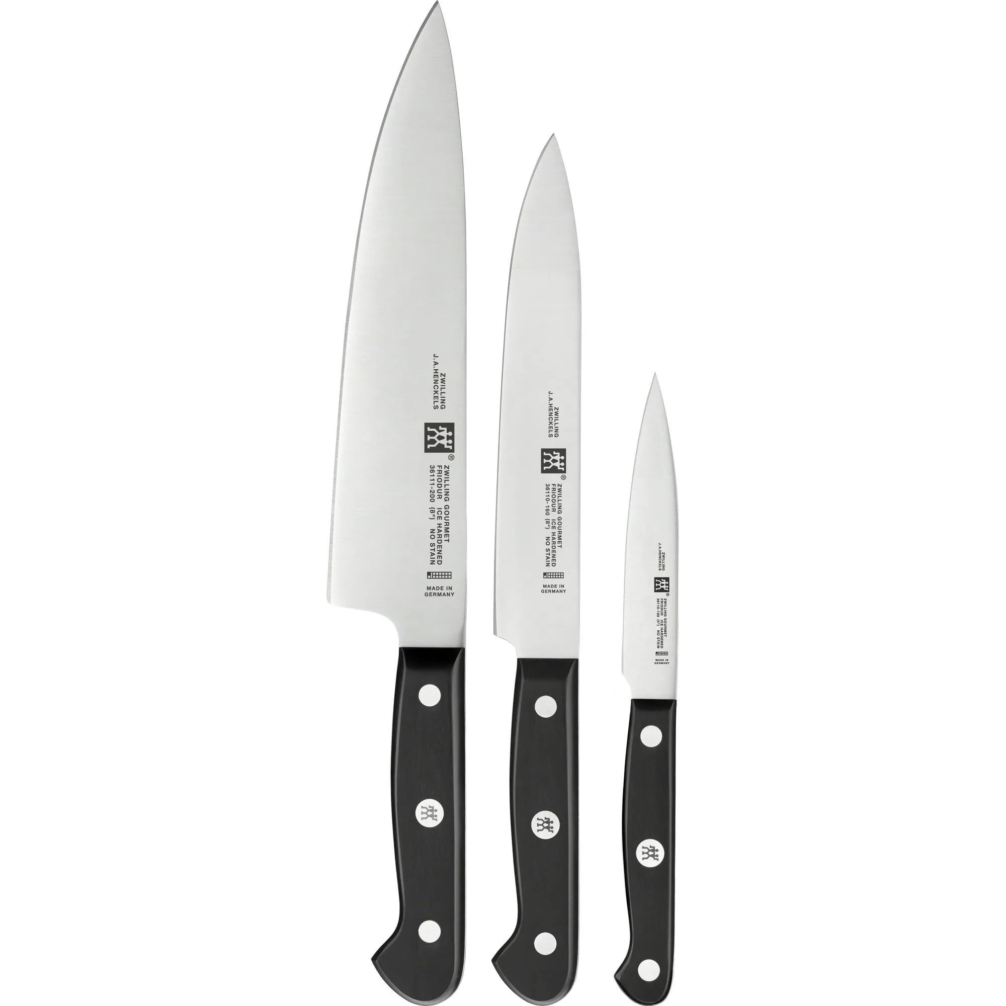 Набор из 3 профессиональных кухонных ножей Zwilling GOURMET 36130003