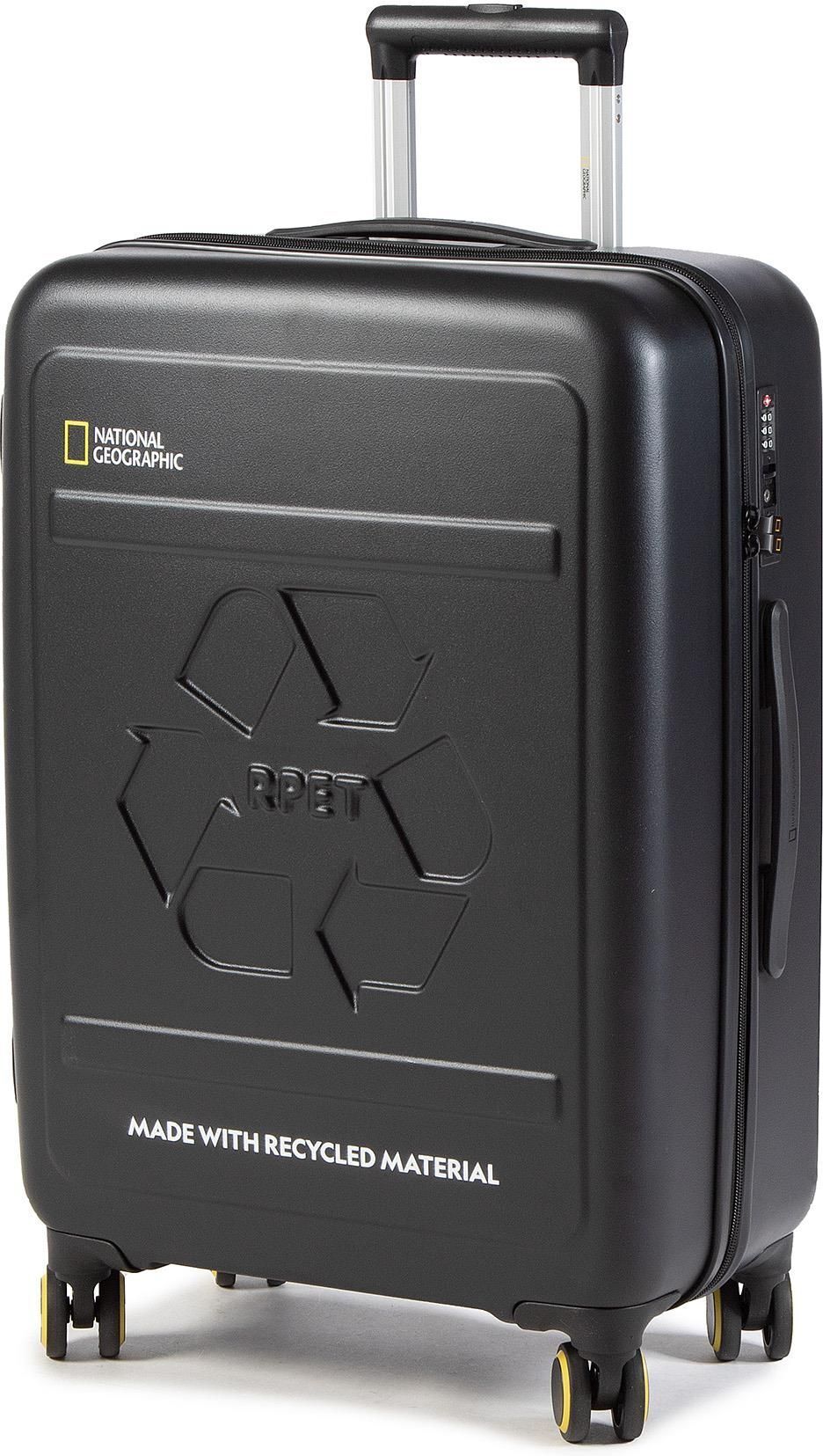 Средний чемодан National Geographic Trolley N205HA.60.06 черный