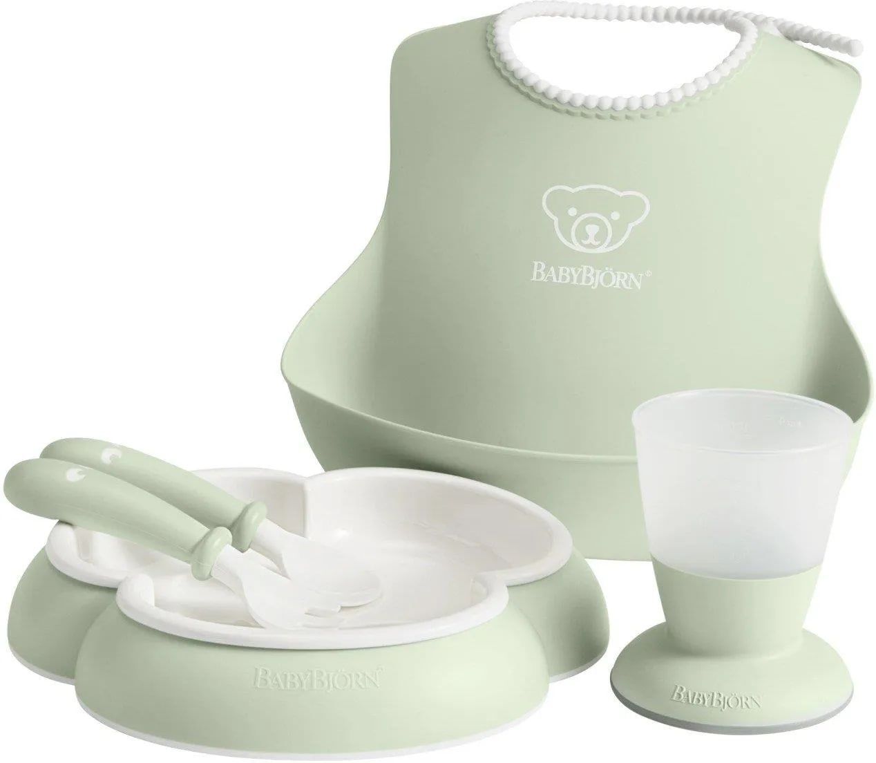Посуда BabyBjorn Dinnerware Set 8пр Powder Green