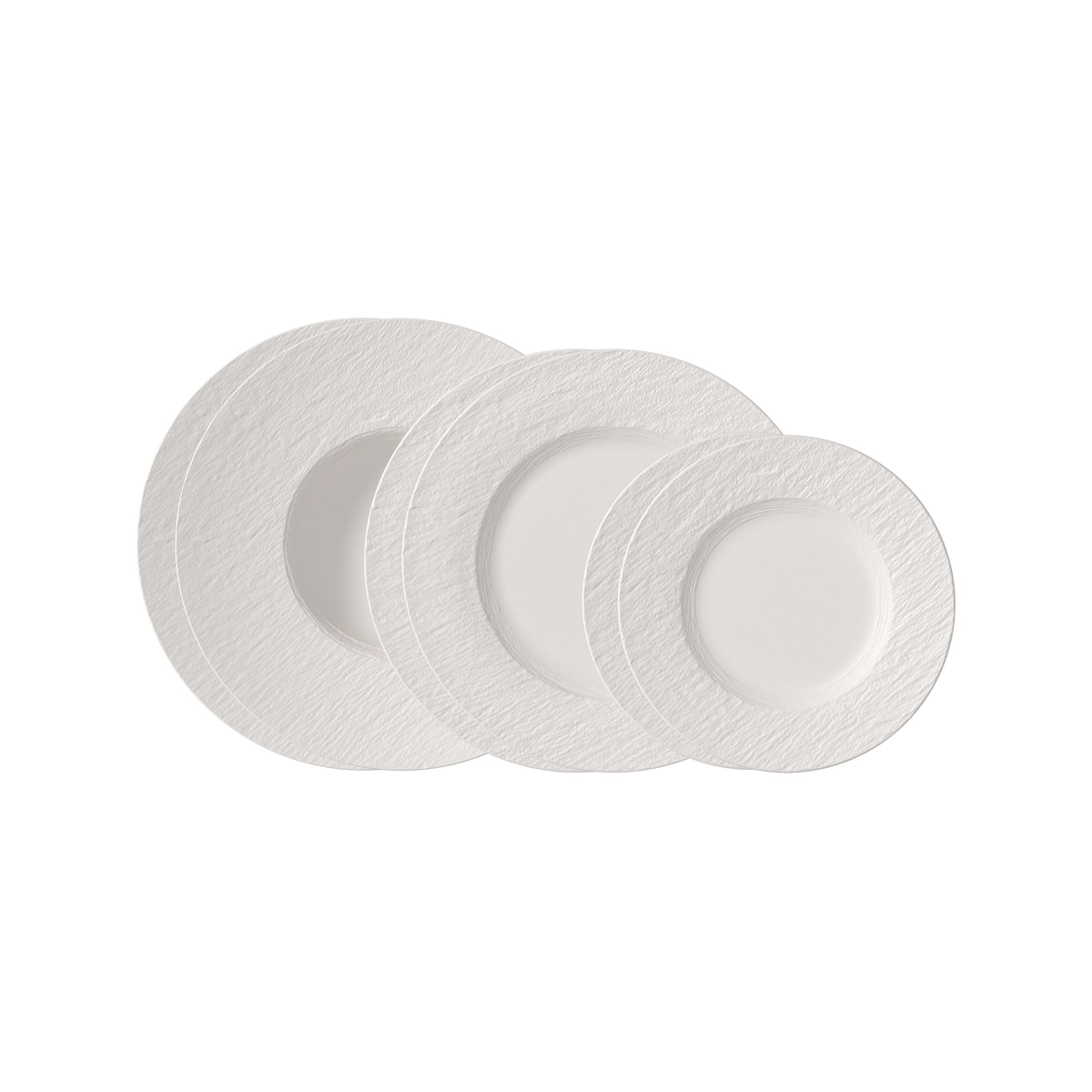 Набор посуды Villeroy & Boch Manufacture Rock Blanc 4003686401921 (6 предметов)