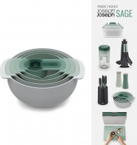 Набор мисок Joseph Joseph 9 пр Plus Sage 40112