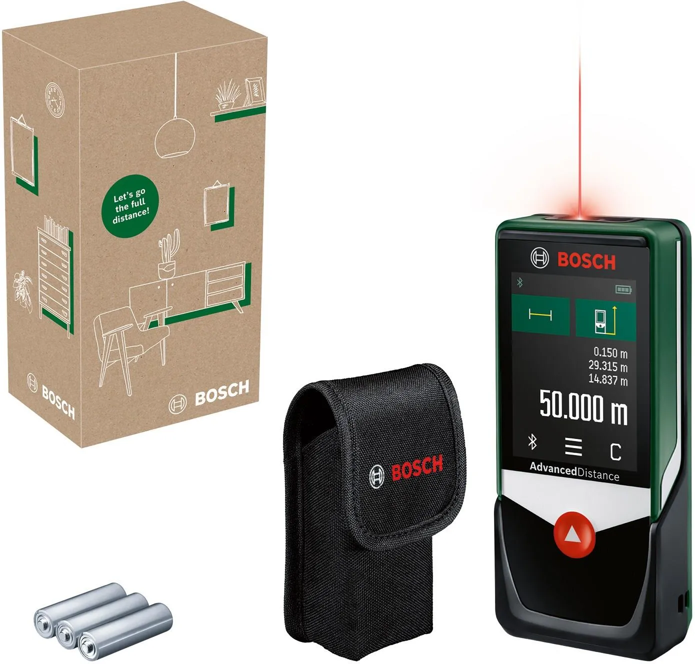 Лазерный дальномер Bosch AdvancedDistance 50C 06036722Z0