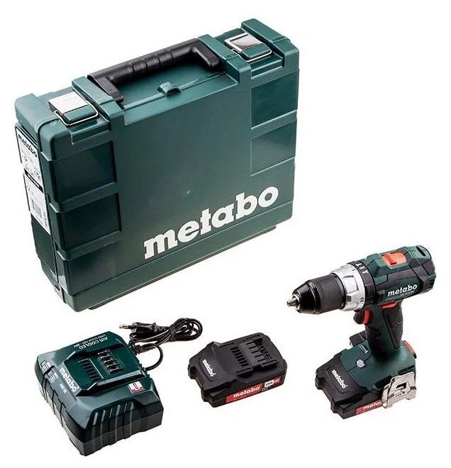 Дрель-шуруповерт аккумуляторная Metabo SB 18 LT BL 2x4.0Ah (602316500)