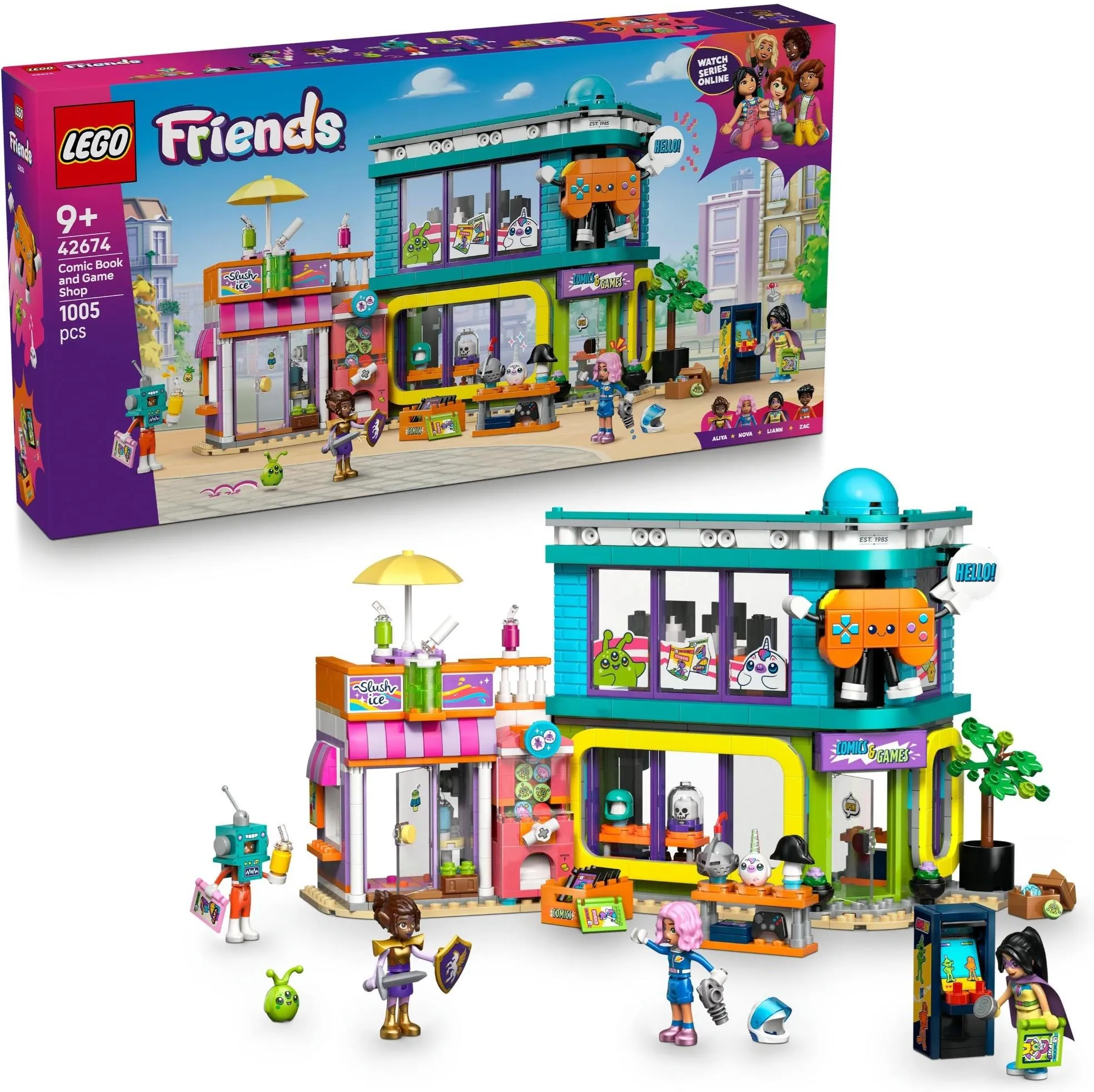 LEGO Friends 42674 Магазин игр и комиксов
