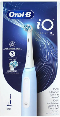 Электрическая зубная щётка Oral-B iO Series 3N Ice Blue, с зарядной станцией