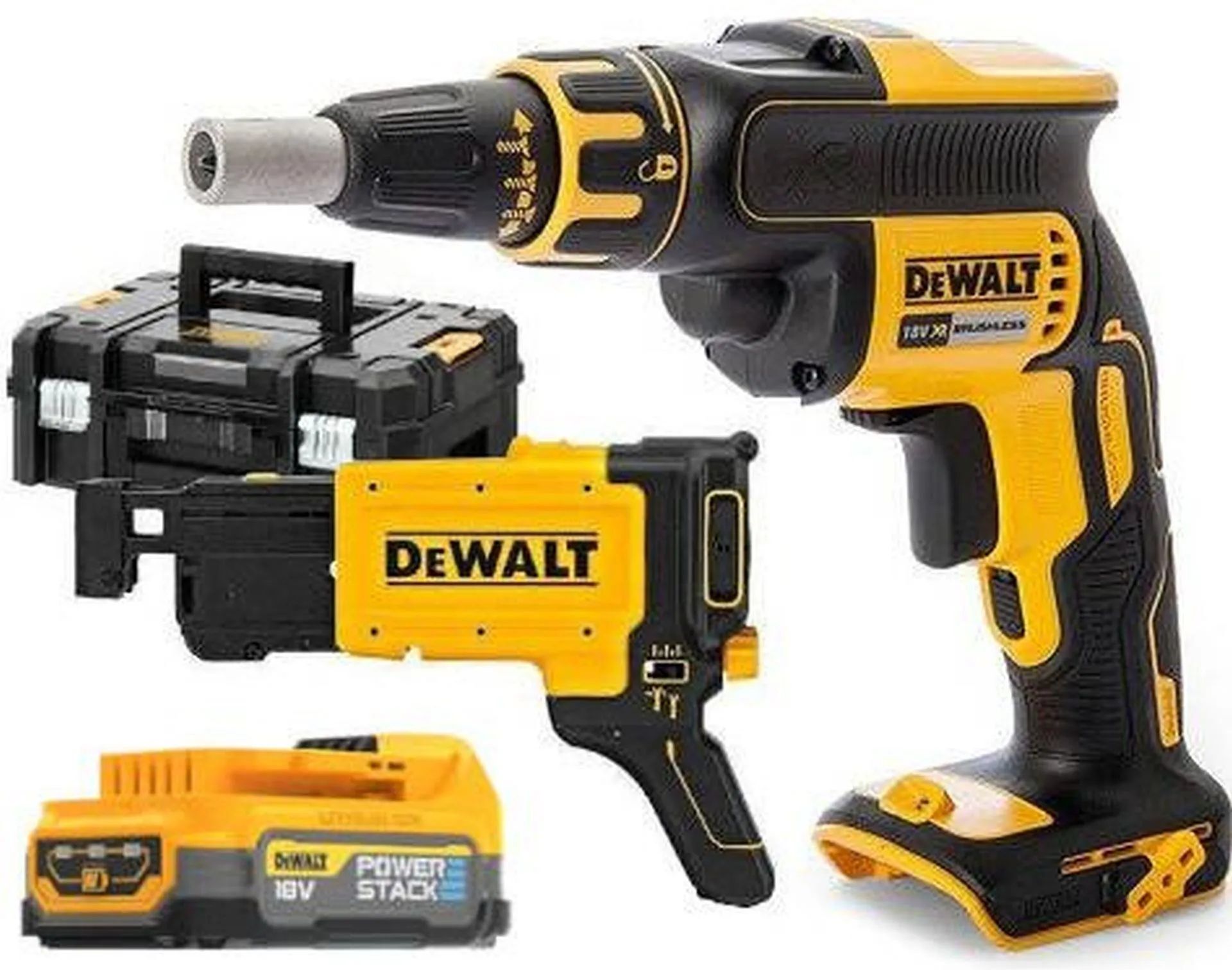 Аккумуляторный ленточный шуруповерт DeWalt DCF620E1KXJ, с АКБ, в кейсе