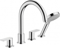 Смеситель для ванны Hansgrohe Vernis Shape 4-отверстия, хром 71459000