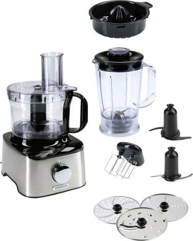 Кухонный комбайн Kenwood FDM 301SS, 800 Вт, серебристый/черный