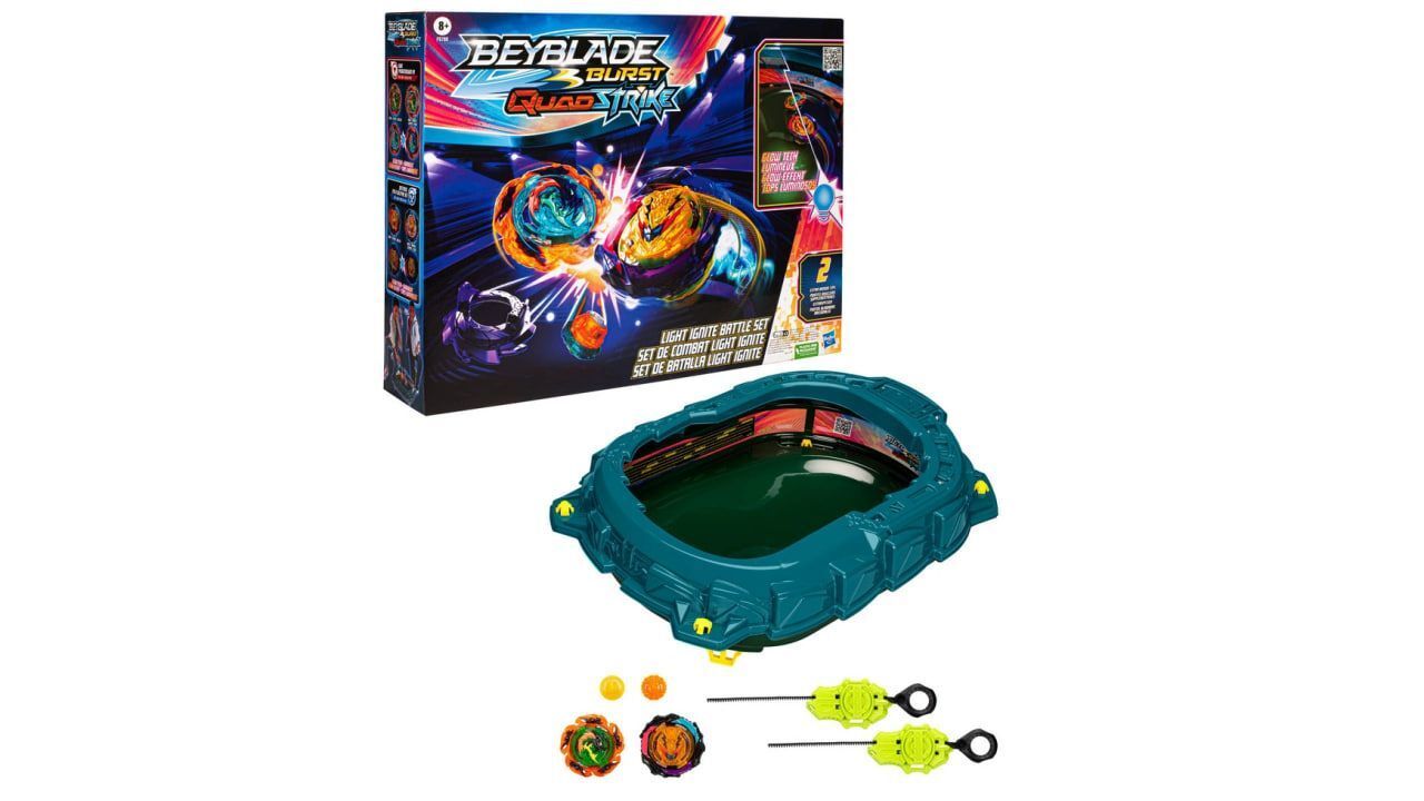 Hasbro Боевой набор Beyblade Burst QuadStrike Light Ignite F6780