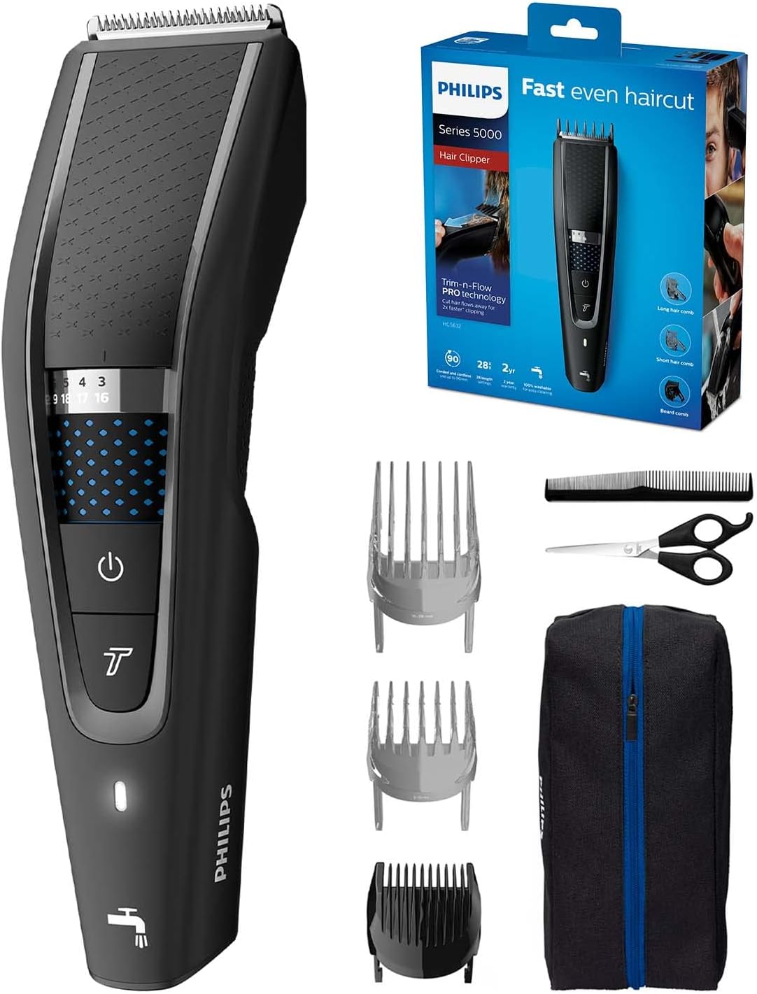 Машинка для стрижки волос Philips Series 5000 HC5632/13