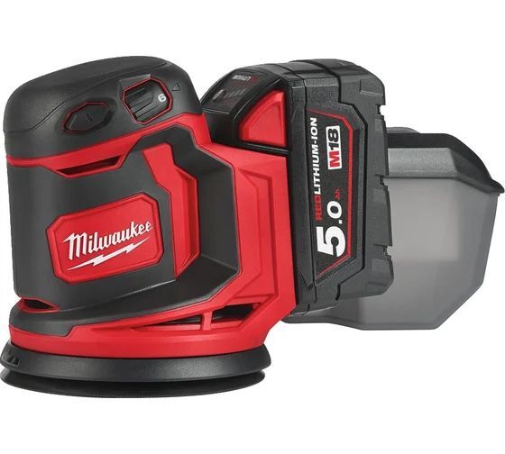Орбитальная шлифмашина Milwaukee M18 BOS125502B 2х5.0 Ah 4933464229