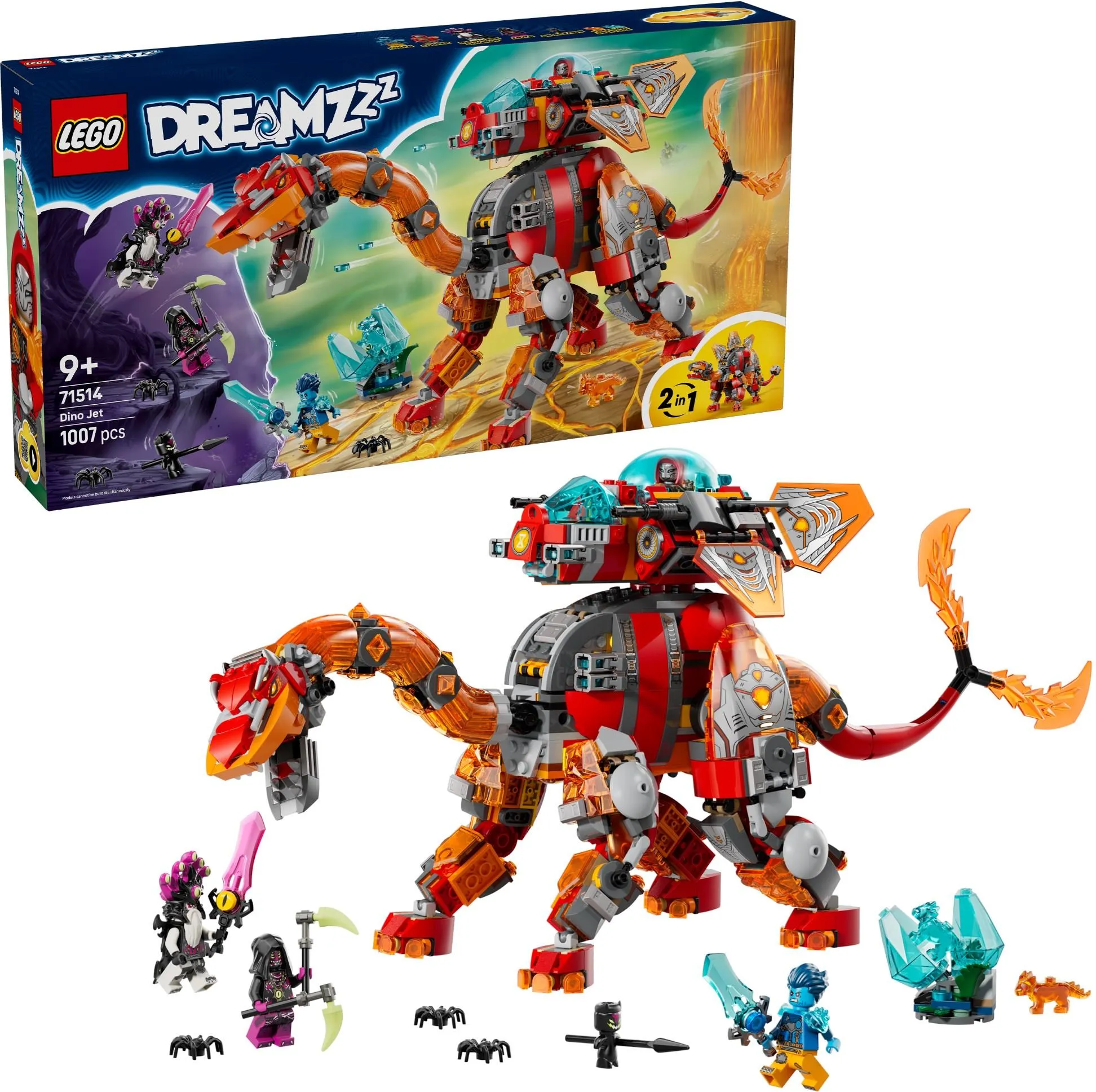 Конструктор LEGO DREAMZzz 71514 Космический динозавр