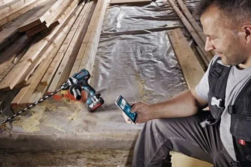 Аккумуляторная ударная дрель Bosch GSB 18V-110 C Professional (06019G030A; с Bluetooth)