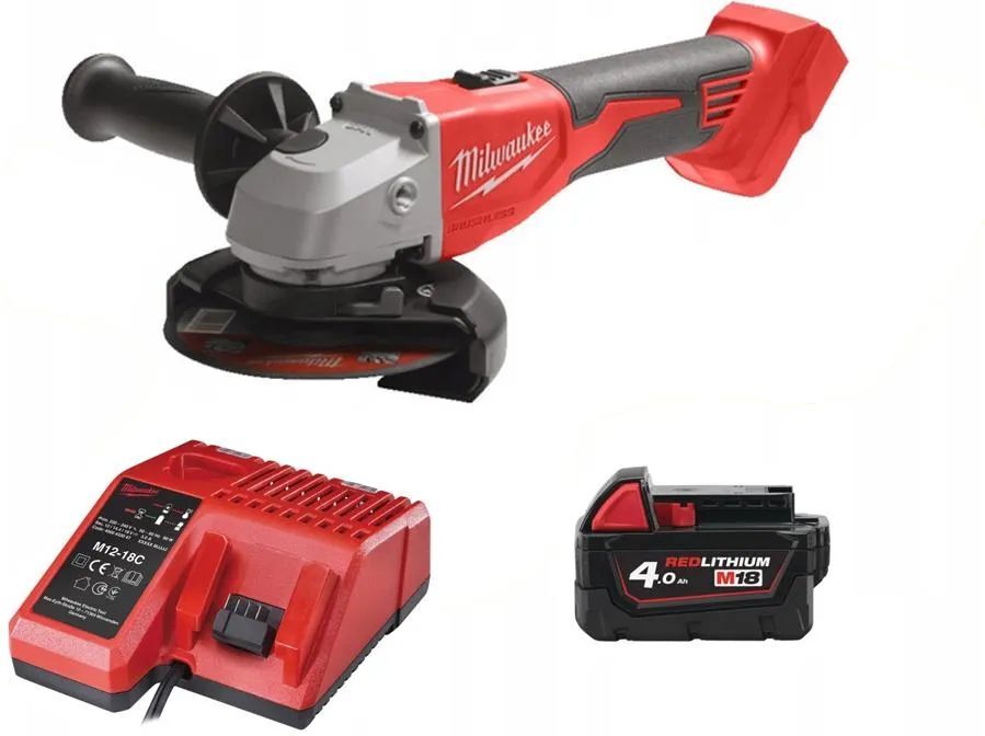 Угловая шлифмашина Milwaukee M18 BLSAG125XPD-402X 125 мм 24,0 Ah и ЗУ 4933492646