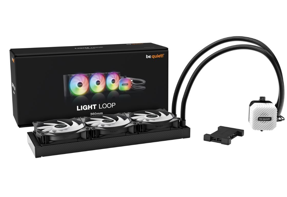 Система жидкостного охлаждения Be Quiet! Light Loop 360mm 3x120mm (BW022)