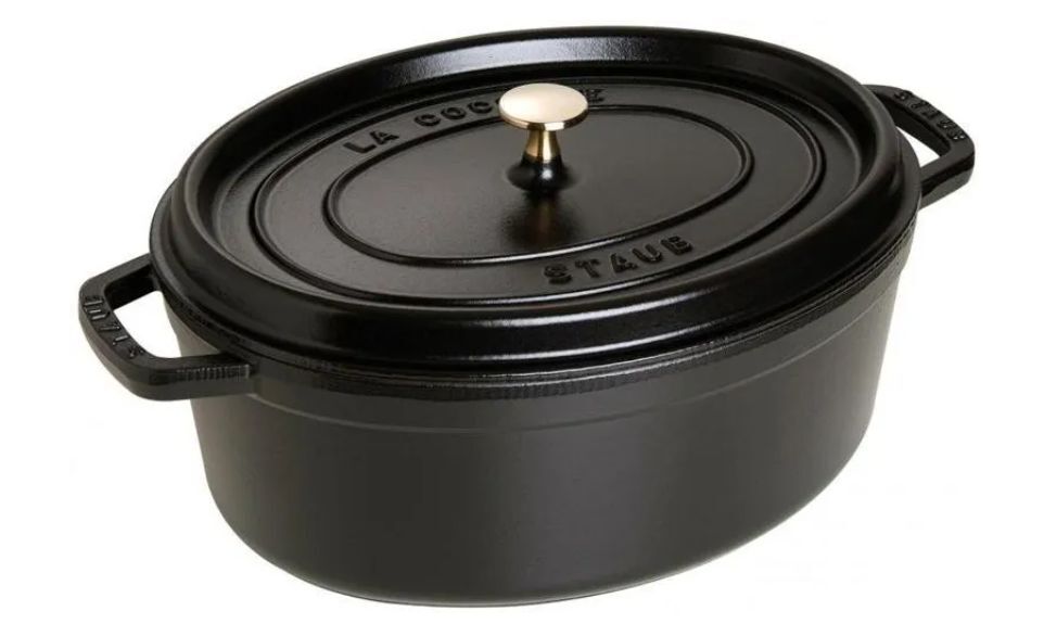 Чугунная жаровня Staub 1,0 л, 17 см, чёрная 405094820