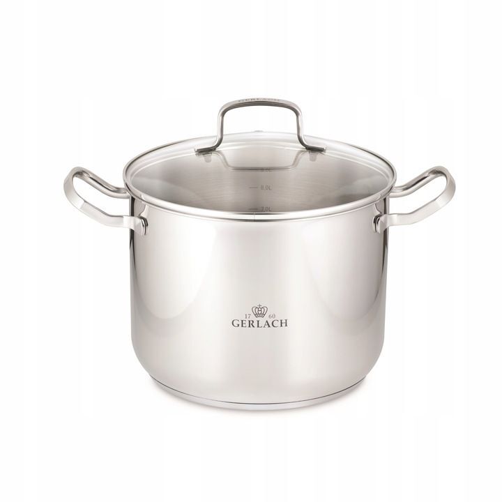 Кастрюля Gerlach с крышкой 28 см 10 л, Nk 332