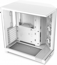 Корпус NZXT H6 Flow CC-H61FW-01, Mid-Tower, белый