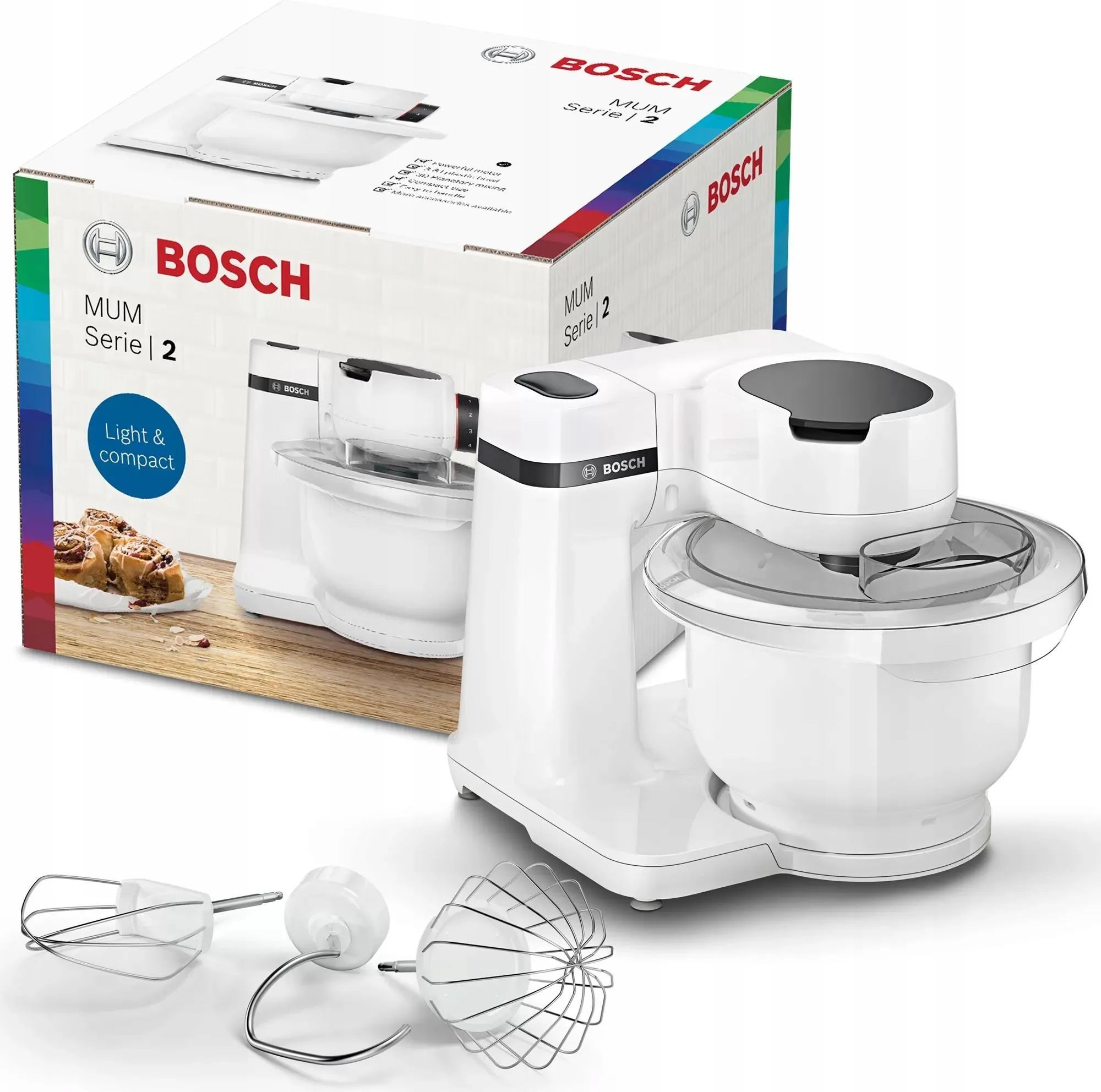 Кухонный комбайн Bosch MUMS2AW00, белый