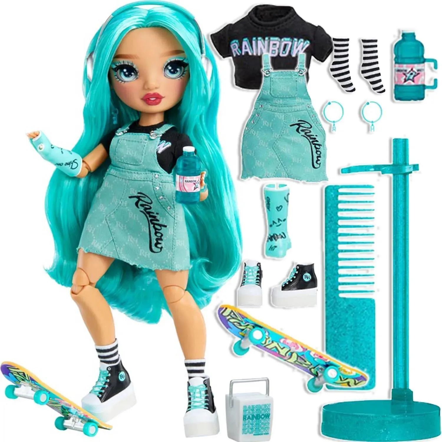 Кукла Rainbow High New Friends Blu Brooks Блу Брукс, 28 см. 501916