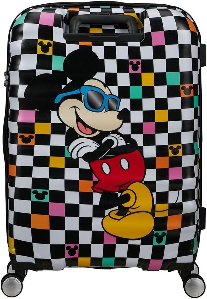 American Tourist Wavebreaker Disney FL - Spinner M чемодан, 67 см, 64 л Mickey Check