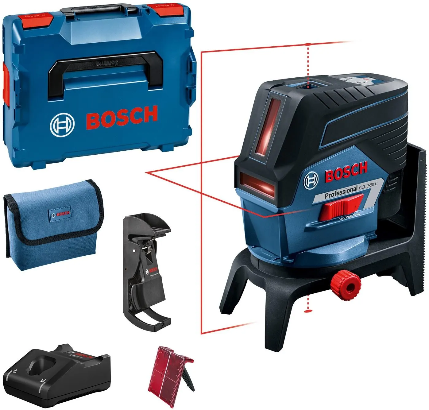 Лазерный уровень Bosch GCL 2-50 C Professional 0601066G03