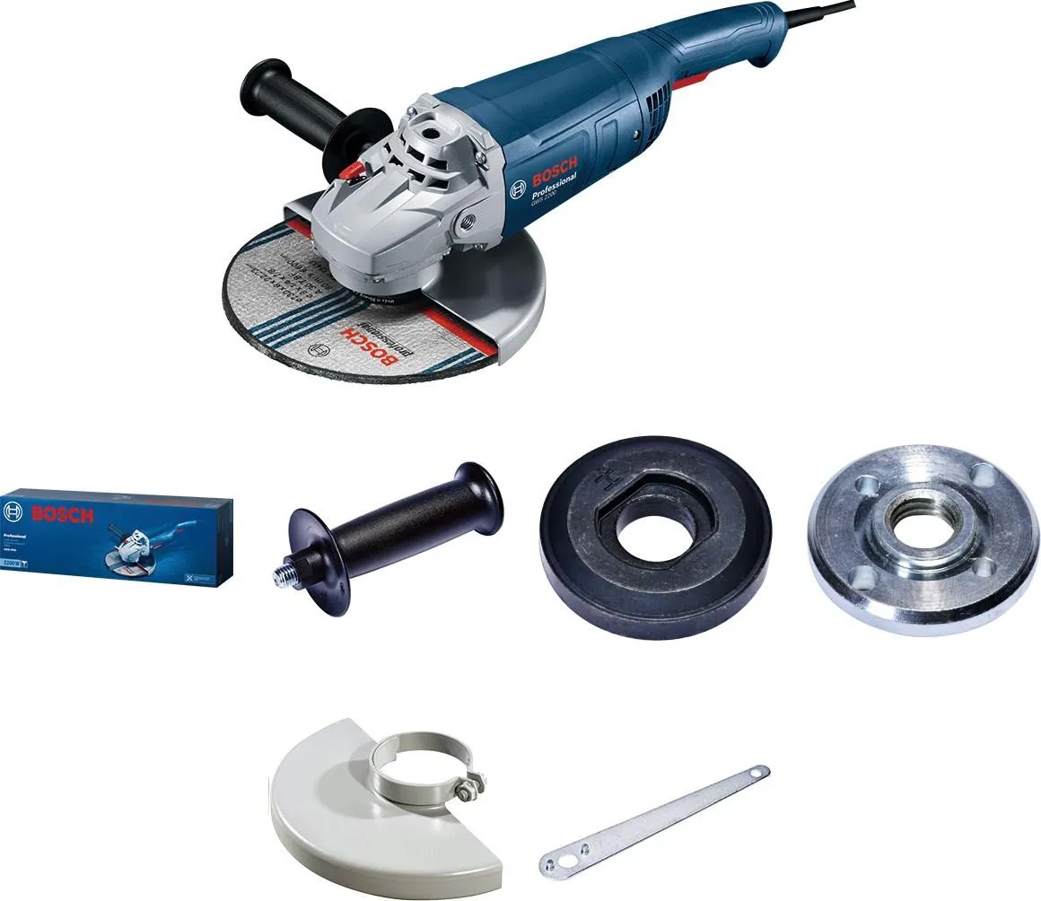 Угловая шлифовальная машина сетевая Bosch GWS 2200 Professional 06018C0320