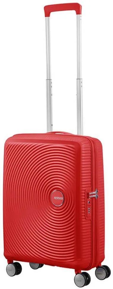 American Tourister Soundbox - Spinner S 55 см, 35,5/41 л, Rot (кораллово-красный)