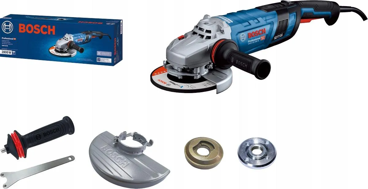 Угловая шлифовальная машина сетевая Bosch GWS 30-180 PB Professional 06018G0100