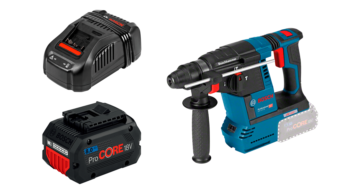 Аккумуляторный перфоратор Bosch GBH 18V-26 F 061191000K