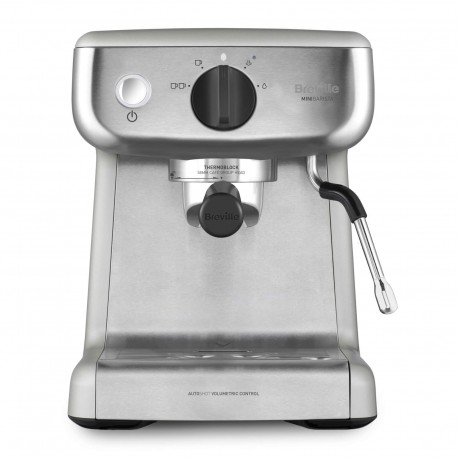 Рожковая кофеварка Breville Mini Barista VCF125X, серебристая