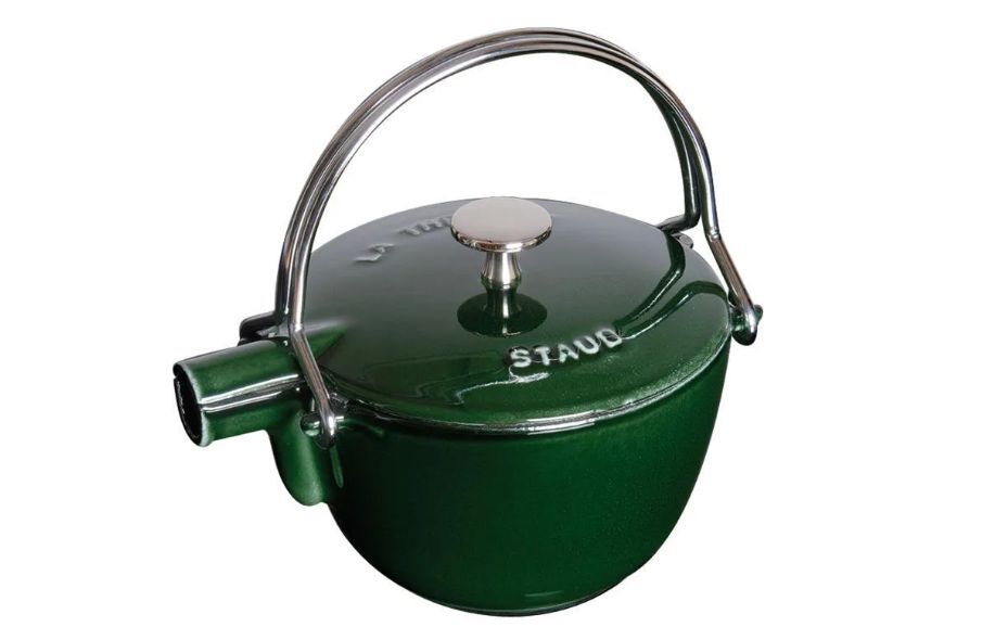 Чугунный заварочный чайник Staub Teapot, зелёный (405094230)